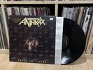 Anthrax Among The Living LP Vinyl 1987 OG 1st Press PROMO w/ inner VG+/VG