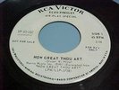 ELVIS PRESLEY - PROMO - HOW GREAT THOU ART - VG++/NM VINYL & EX AUDIO