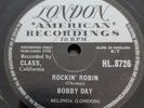 BOBBY DAY - Rockin Robin. UK London American 78'. 1958 Rock & Roll Ex