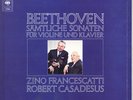 4LP BEETHOVEN Complete Sonatas for Violin & Piano FRANCESCATTI CASADESUS 77426