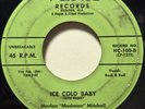SUPER RARE ALABAMA 45 ROCKABILLY MARLON “MADMAN ” MITCHELL ICE COLD BABY VENA