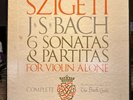 Szigeti*, J.S. Bach - 6 Sonatas & Partitas for Violin Alone BG 627/9 1956 3Lp NM