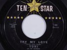 Northern Soul 45 TONI & THE SHOWMEN Try My Love TEN STAR HEAR f