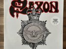 Saxon - Strong  Arm Of The Law. UK 1st Press. Gatefold Inc Patch. Near Mint?