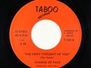 Sweet Soul/Funk 45 - Change Of Pace - The Very Thought Of You - Taboo VG++