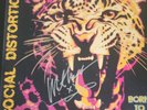 Social Distortion Born To Kill Signed Vinyl Record LP Pink & Yellow Colored