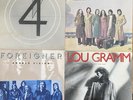 FOREIGNER 3 LPS: 4, Self Titled, Double Vision XLNT Vinyl + 1 free LOU GRAMM