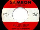 OGNIR & THE NITE PEOPLE -RARE PA GARAGE FUZZ 45- I FOUND A NEW LOVE/ALL MY HEART