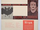 TALES OF TERROR  LP Vinyl 16 2/3rpm  Scarce Album Of Narrated Poe Stories VGC.