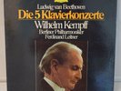 Beethoven DIE 5 KLAVIERKONZERTE Wilhelm Kempff Berliner Philharmoniker 4-LP-Box