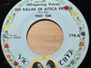 Tiny Tim – The Ballad Of Attica Prison / Prisoner's Song Vic Tim 45 VG+ Folk