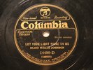 BLUES BLIND WILLIE JOHNSON Let Your Light Shine On Me COLUMBIA 14490