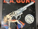 L.A. Guns Cocked & Loaded Vinyl LP 1989 Shrink Wrap & Sleeve With Lyrics Rare
