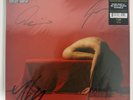 Autographed Poster / Bad Omens The Death of Peace of Mind Oxblood Marble B&W