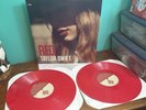 Taylor Swift Red - 2LP Set 2013 ACM Vinyl - Cherry Red Vinyl - Awards Promo