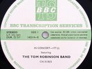 Tom Robinson Band Be Bop Deluxe In Concert-177 LP 1978 BBC Transcription VG+