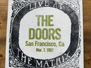THE DOORS LIVE AT THE MATRIX - Mar. 7, 1967 - RSD LIMITED EDITION