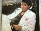 Michael Jackson SIGNED Thriller Album - signed by Michael and all 4 Brothers