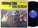 Thelonious Monk - Plays Duke Ellington LP - Riverside - RLP 12-201 Mono DG