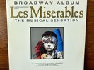 1986 Les Miserables, Broadway Album The Musical Sensation Double Album Lp Vinyl
