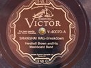 Victor 40070 Hershall Brown Washboard Band SHANGHAI RAG Country 78rpm 1928 EE+