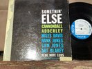 Cannonball Adderley Miles Davis Somethin' Else Blue Note 1595 LP 1958 Orig VG++