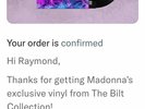 Madonna CONFESSIONS II BILT Custom Vinyl LIMITED EDITION Variant Cover PRE ORDER