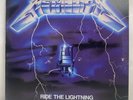 Metallica Ride The Lightning LP 1984 Electra 60396-1 AR Allied Pressing VG+