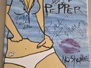 Pepper Band Signed No Shame Vinyl Rare Blue/White Record