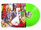 EVICTION THE WORLD IS HOURS...AWAY  LP GREEN VINYL THRASH METAL AUTOGRAPHED