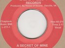 Lost Soul  A Secret Of Mine  Carver (with home made label) Soul Northern Motown