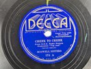 Boswell Sisters - 78 RPM Decca - Cheek To Cheek - R10C