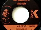 JAMES BROWN Funky Drummer parts 1 & 2 1970 promo vinyl 7