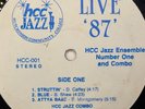 HCC Jazz Live '87 LP 33 RPM Hutchinson College Jazz Ensemble Combo Struttin Blue