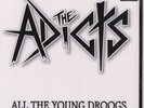 ADICTS ALL THE YOUNG DROOGS LP VINYL white vinyl LP with poster and inner. info
