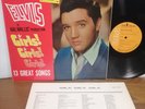 Elvis Presley Girls  Girls  Girls  1973 Japan LP SHP-5136  stiff cover