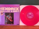 Jimi Hendrix – High, Live' N Dirty LP Red LP Vinyl Record 1978 Nutmeg Records