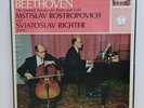 SAL 3453-4 BEETHOVEN Sonatas Piano& Cello ROSTROPOVICH PHILIPS STEREO 2LP BOX EX