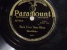 Rare Blues 78-Blind Blake on Paramount 12710-Cold Hearted Mama Blues/Back Door