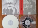 JOY DIVISION RARE WHITE + CLEAR BASED BLACK & WHITE  SPLATTERED VINYL PARIS 1979