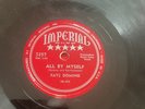 FATS DOMINIO ALL BY MYSELF ON IMPERIAL 78 rpm