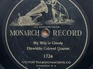 DINWIDDIE COLORED QUARTET My Way Is Cloudy VICTOR MONARCH 1902 BLACK GOSPEL 78