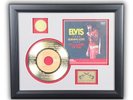 Elvis Presley 24 kt Gold Record Burning Love