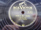 ELVIS PRESLEY 78 RPM DON'T BE CRUEL / LOVE ME TENDER MEXICO RCA VICTOR 70-9973
