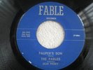 The Fables w/PAUPER'S SON/ PLEASE REALIZE  On FABLE Records F-102 / 45 RPM / VG