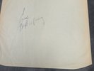 Bob Marley Signed White Paper Industry Sleeve. No LP.  No Authentication.