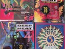VARIOUS - Deep Heat 1,3,4 & 5 - House/Dance Compilation Double Vinyl LPs - VG+