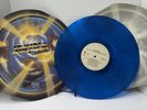 STRYPER The Yellow And Black Attack ENIGMA LP VG blue vinyl die-cut cover