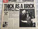Jethro Tull Thick As A Brick LP CHR 1003 Original Newspaper Sleeve Vinyl CG D43