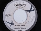 Blues 45 JOHN LEE HOOKER Boom Boom VEEJAY promo n